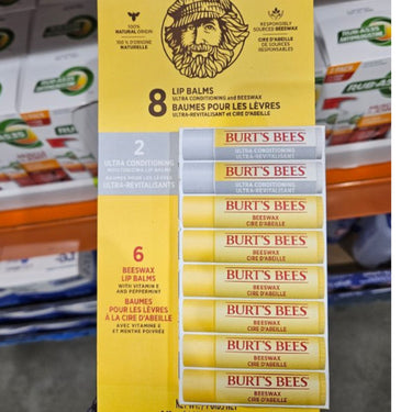 Image of Burt's Bees Lip Balm 8-Pack - 1 x 34 Grams